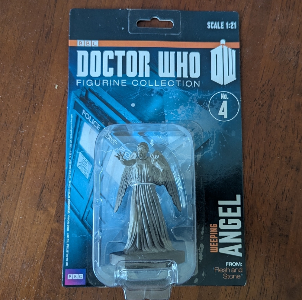 Rare & Sealed! BBC Doctor Who "Weeping Angel" Scale 1:21 Figurine Collection